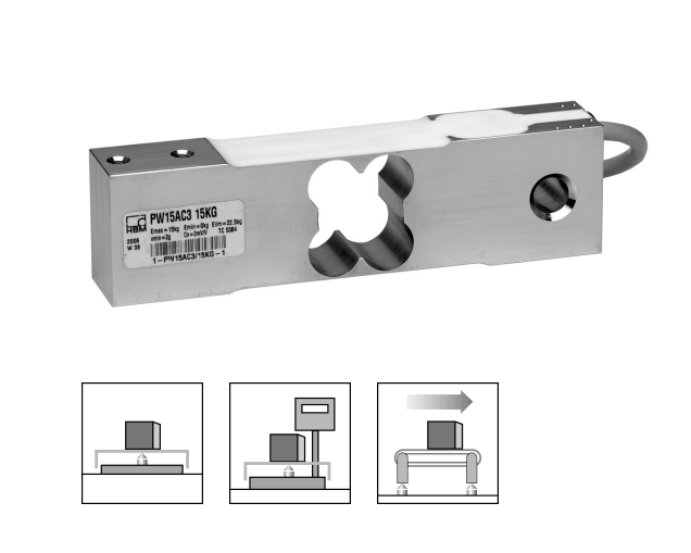 PW15AC3/7.5kg_PW15AC3/100kg德國(guó)HBM稱(chēng)重傳感器