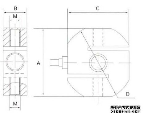 美國sensolink稱重傳感器 SLZ2R產(chǎn)品尺寸