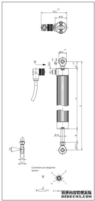 德國Novotechnik  LWG-0150位移傳感器產(chǎn)品尺寸