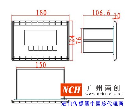 XK3190—CS6稱(chēng)重儀表產(chǎn)品尺寸